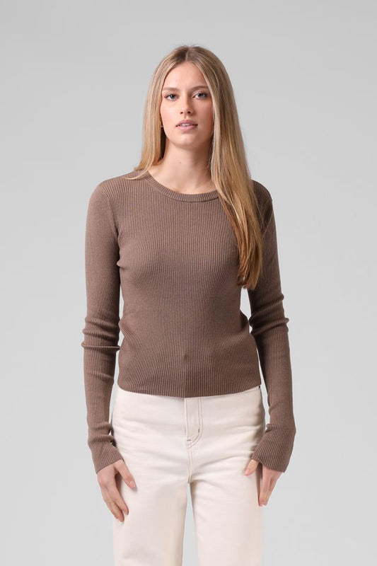 RPM KNITTED LONG SLEEVE - TAUPE
