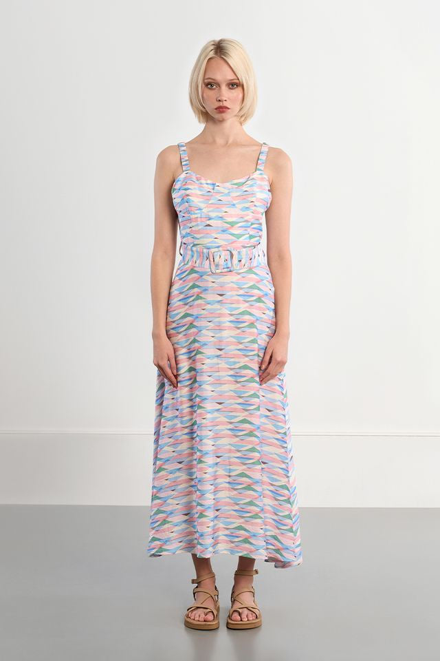 LILI SIDONIO WOVEN DRESS - MULTICO VAA