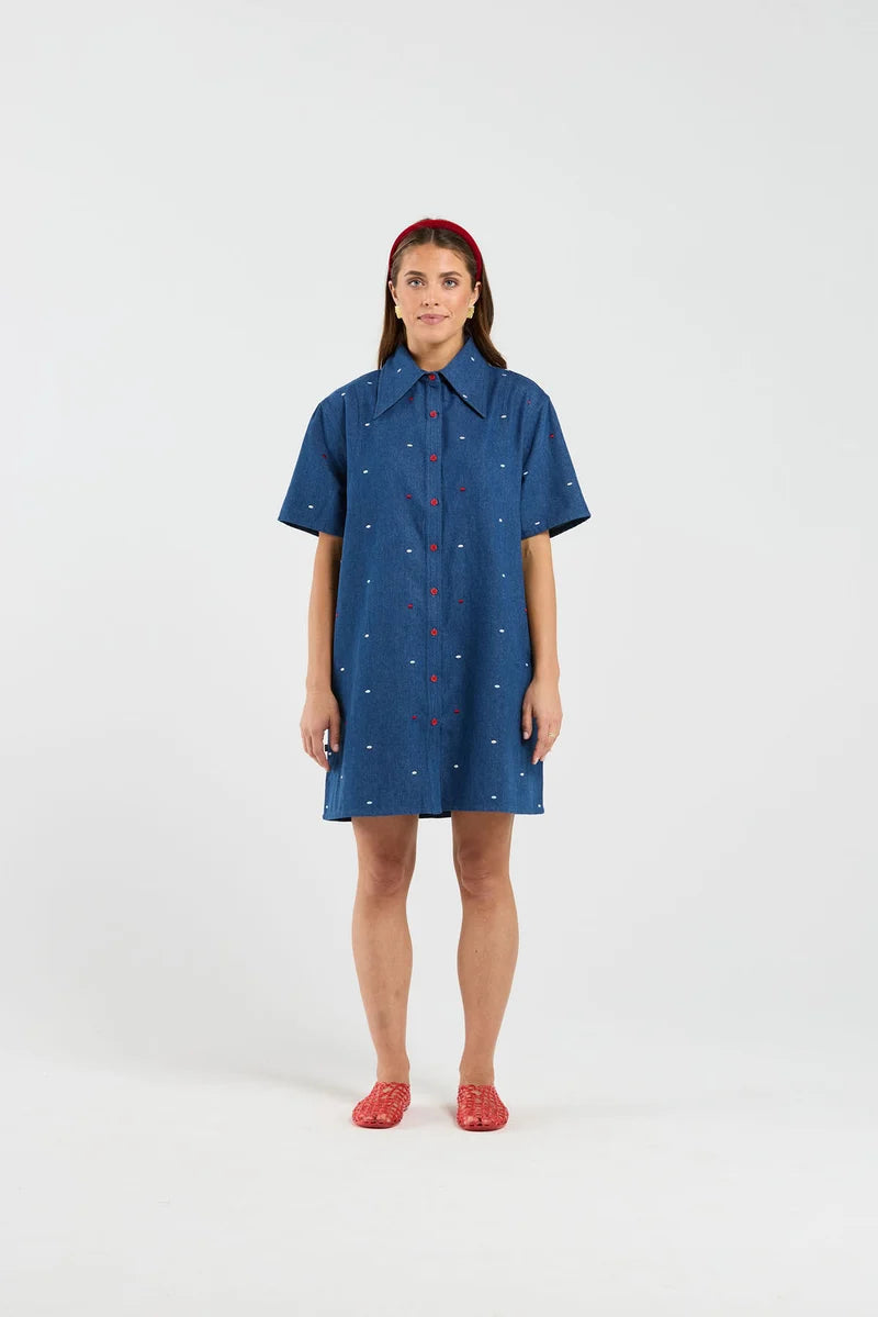 THING THING MONROE DRESS - DOTS