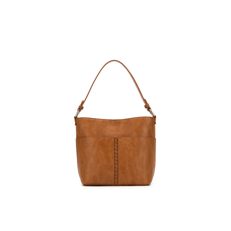 BLACK CAVIAR MELODY CROSSBODY BAG - TAN