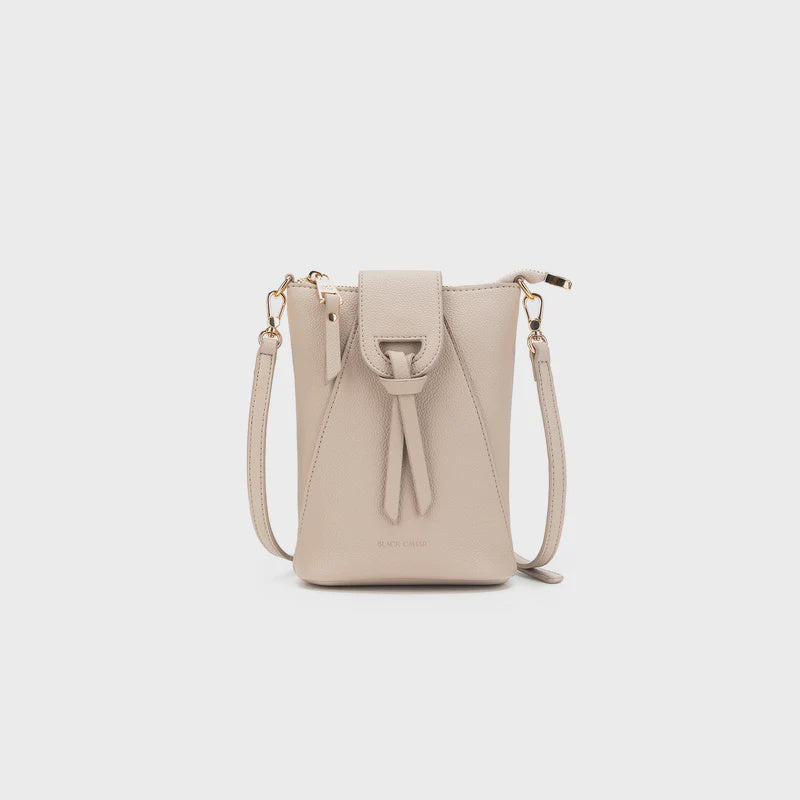 BLACK CAVIAR LAINEY PHONE/CROSSBODY BAG - OATMEAL
