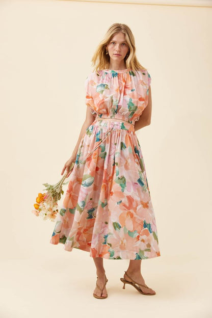 ISLE OF MINE ROSA MAXI SKIRT - FLORAL