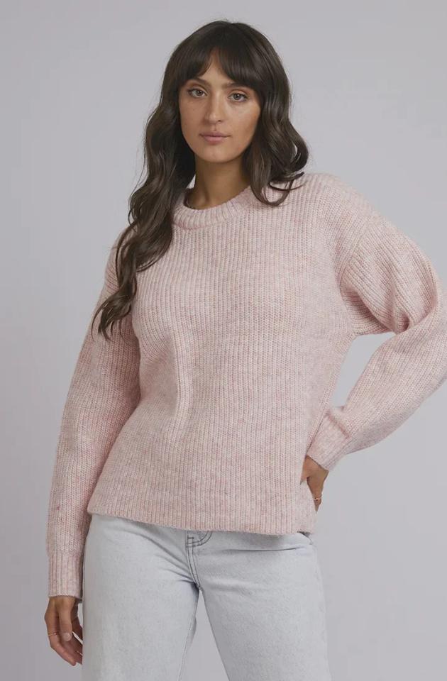 ALL ABOUT EVE JOEY KNIT CREW - PINK - 6437057.PNK