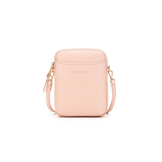 BLACK CAVIAR MIKA PHONE CROSSBODY BAG - PINK