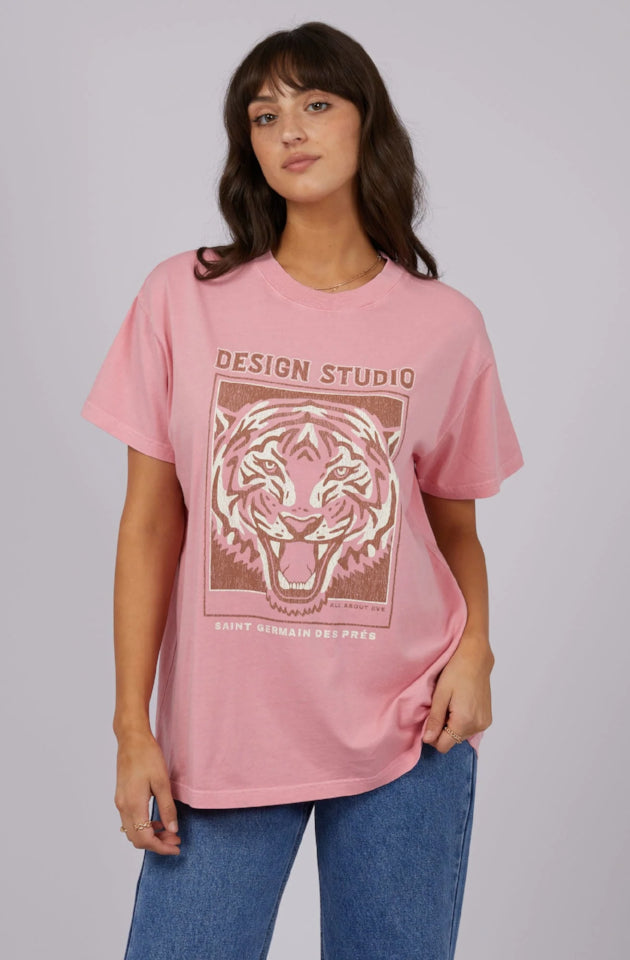 ALL ABOUT EVE STUDIO STANDARD TEE  - PINK - 6438055.PNK