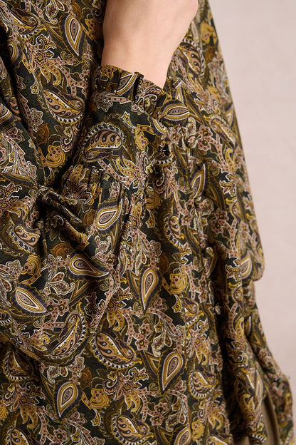 MOLLY BRACKEN WOVEN SHIRT - KHAKI LEIA