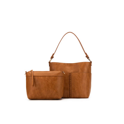 BLACK CAVIAR MELODY CROSSBODY BAG - TAN