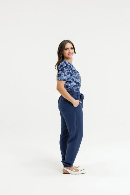 HOME-LEE THEA TOP - BLUEBELL