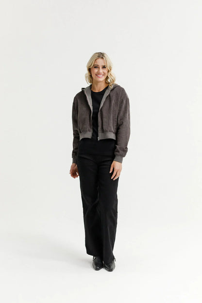 HOME-LEE - EMILY JACKET - SOOT