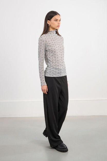 LILI SIDONIO KNITTED UNDERSWEATER - DARK GREY