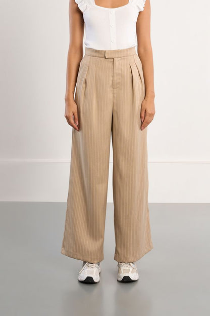LILI SIDONIO WOVEN PANTS - BEIGE