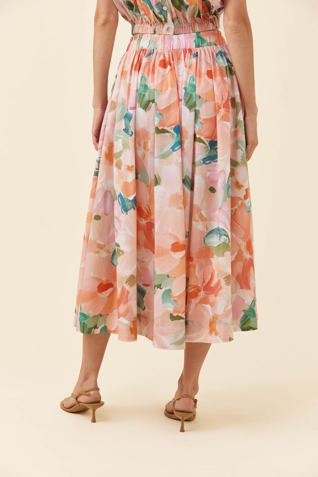 ISLE OF MINE ROSA MAXI SKIRT - FLORAL
