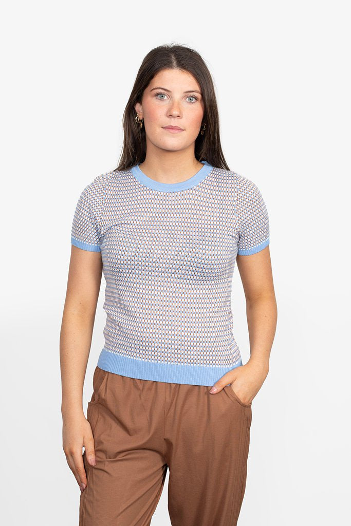 ANTLER - ASTER TOP - BLUE