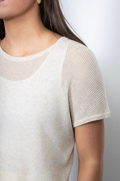 ANTLER - DRIFT TOP - NATURAL