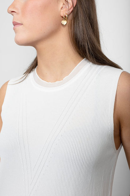 ANTLER - MUSE TOP - WHITE