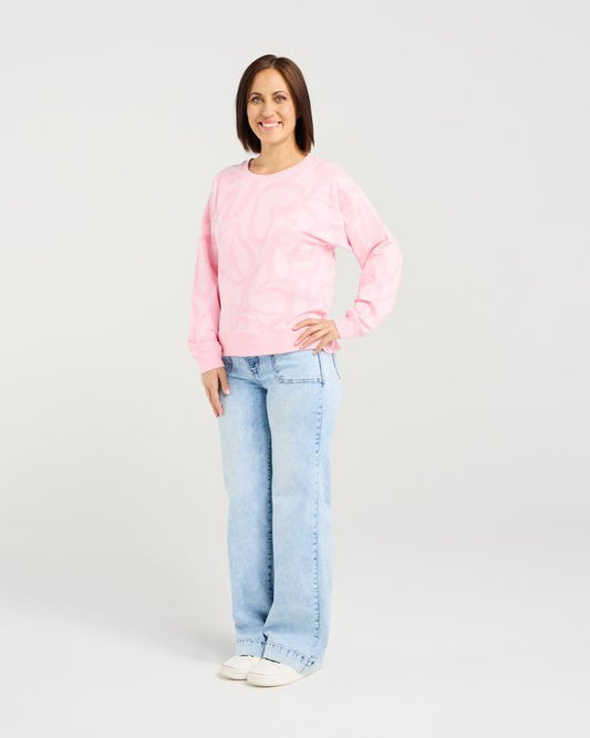 ZAFINA VERONA JUMPER - PINK HEARTS
