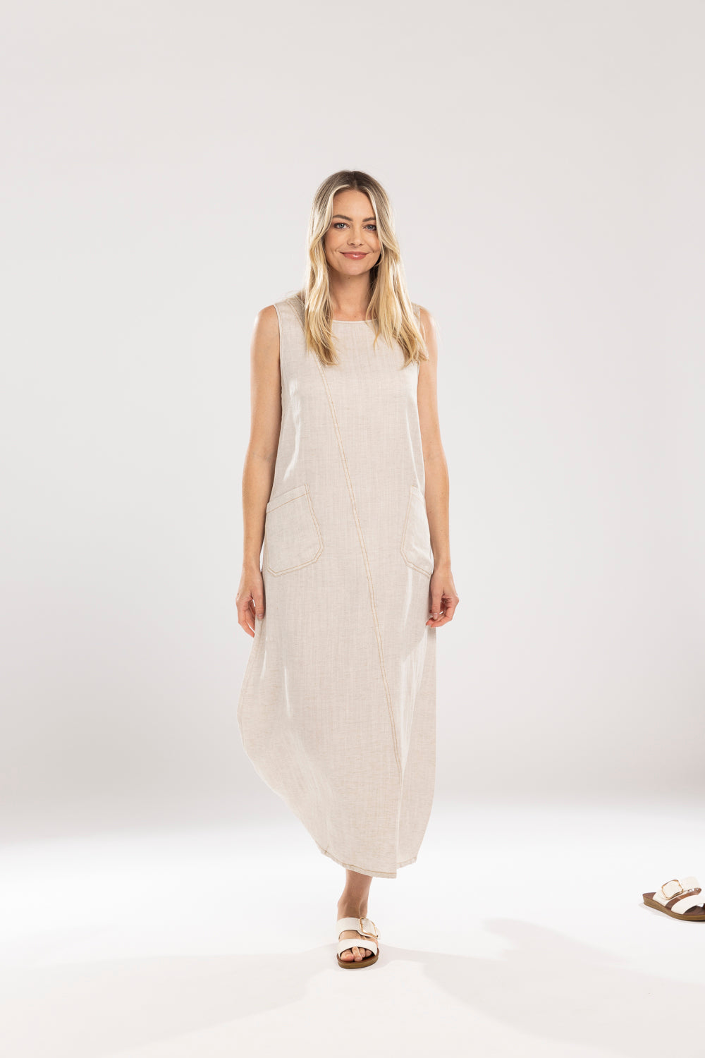 MI MOSO AVA DRESS - BEIGE