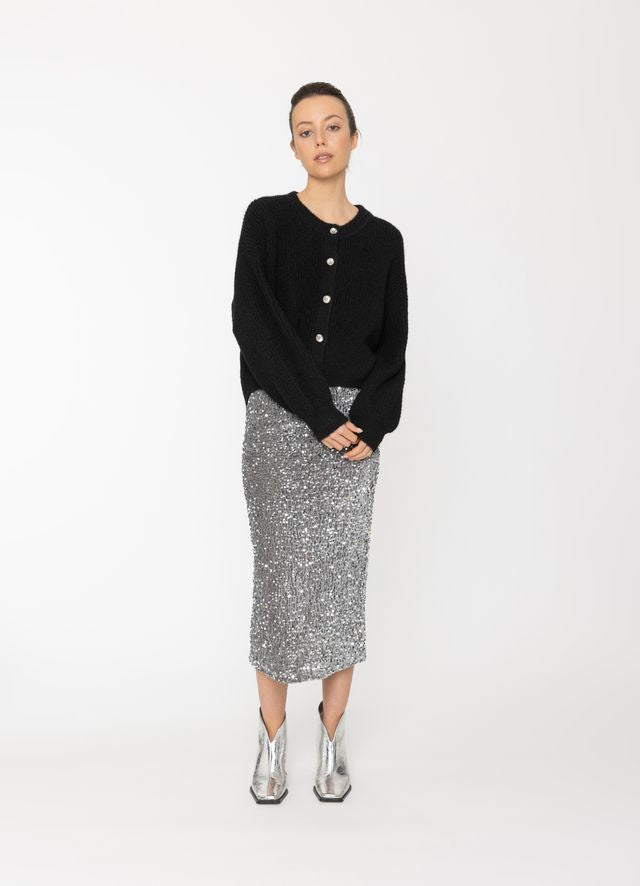 BLACKLIST AIRE CARDIGAN - BLACK