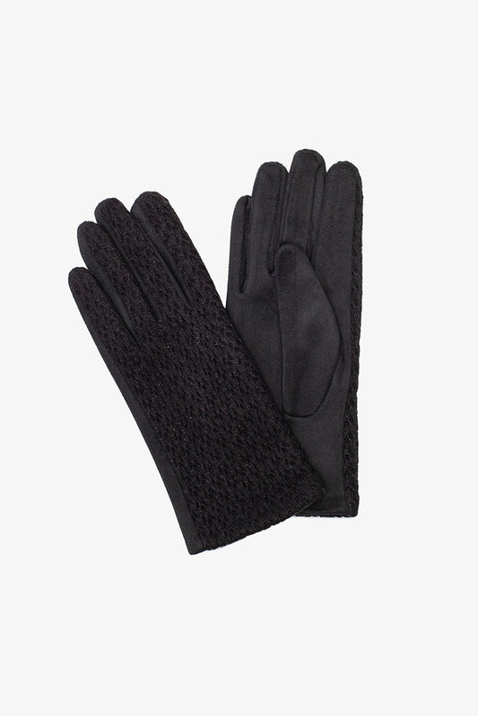 ANTLER EDITH GLOVES - BLACK