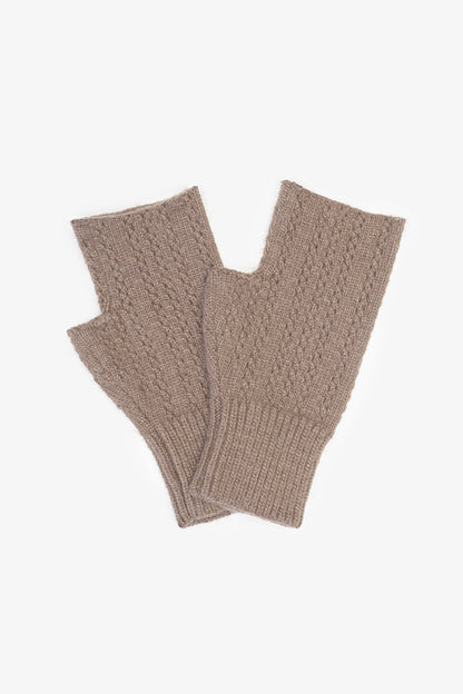 ANTLER FLORENCE FINGERLESS GLOVES - NATURAL