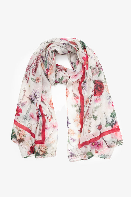ANTLER SECRET GARDEN SCARF - FLORAL