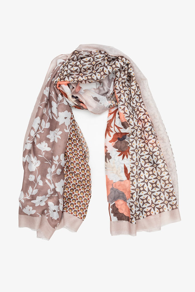 ANTLER TAWNY SCARF - GOLDEN