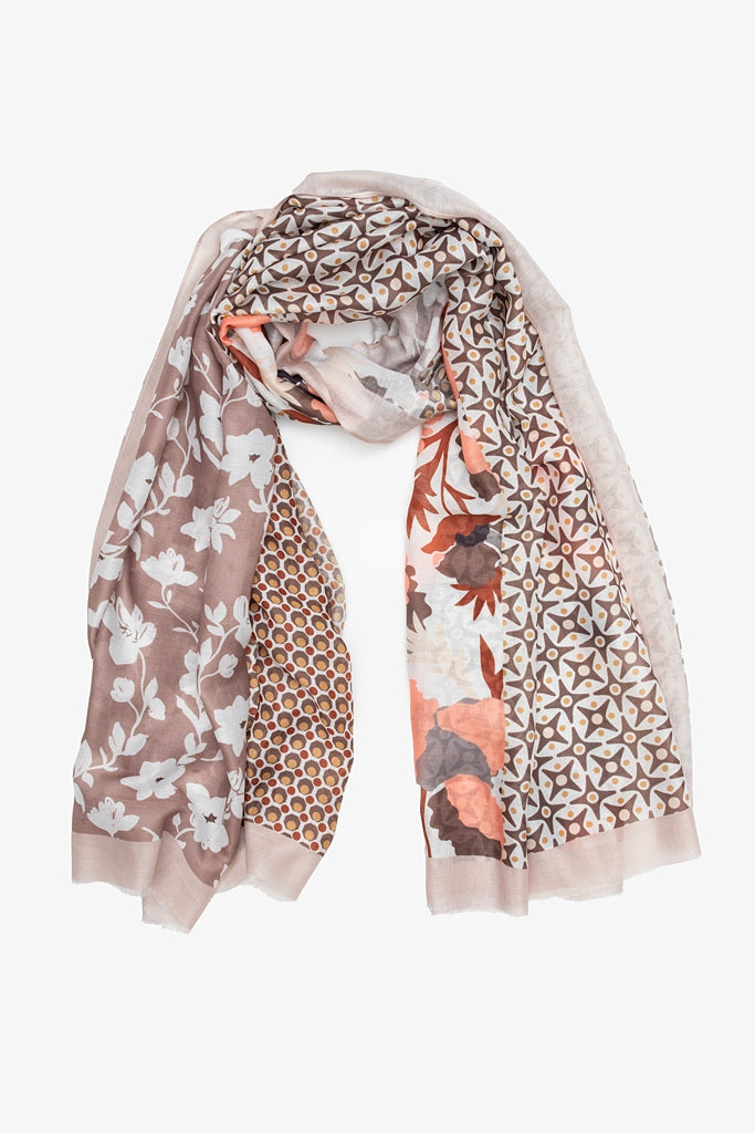 ANTLER TAWNY SCARF - GOLDEN