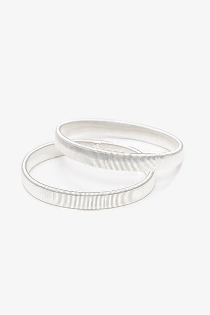 ANTLER SLEEVE BANDS - SILVER