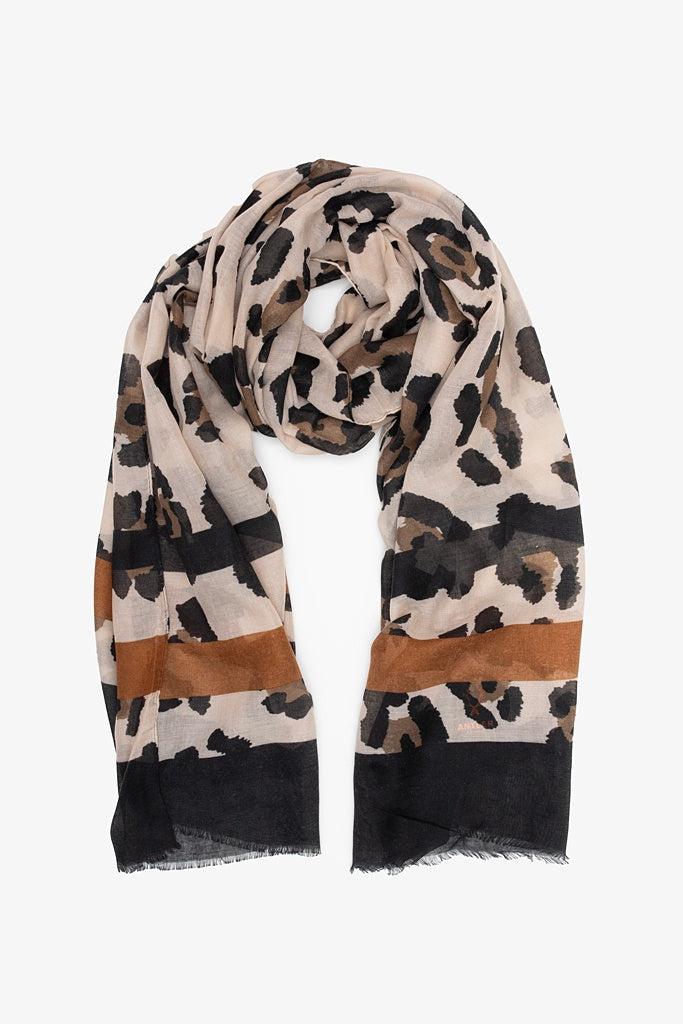 ANTLER - LEOPARD SAFARI SCARF - MULTICOLOUR