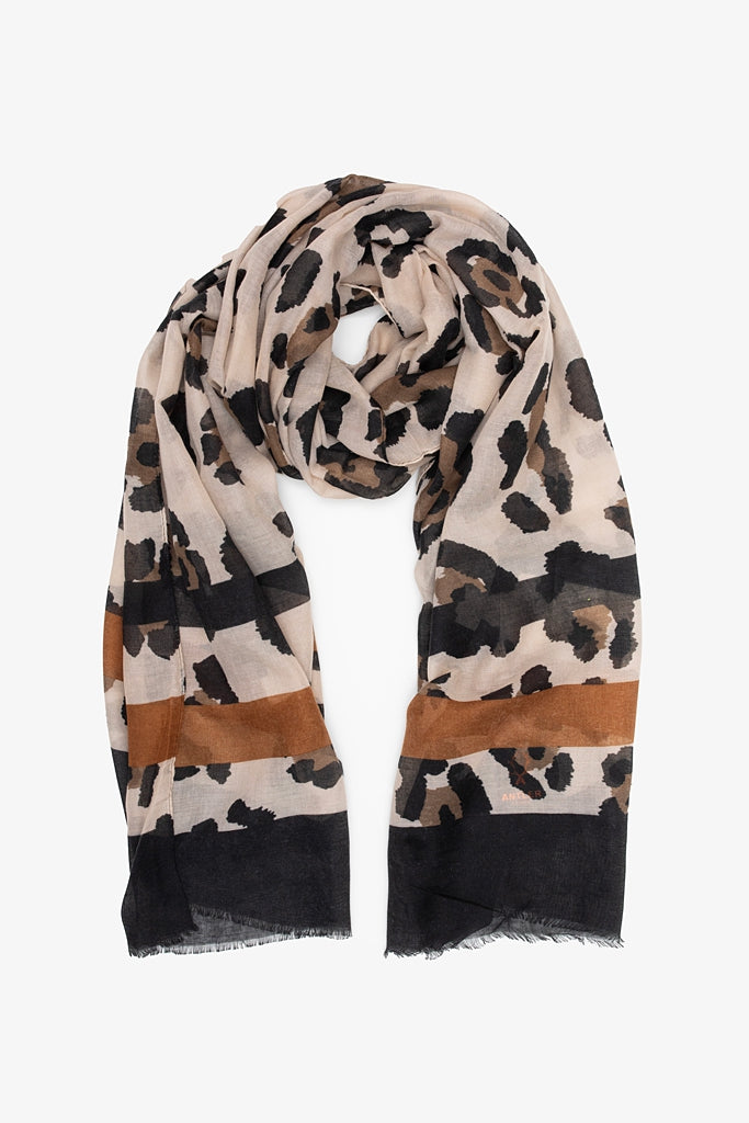 ANTLER - LEOPARD SAFARI SCARF - MULTICOLOUR