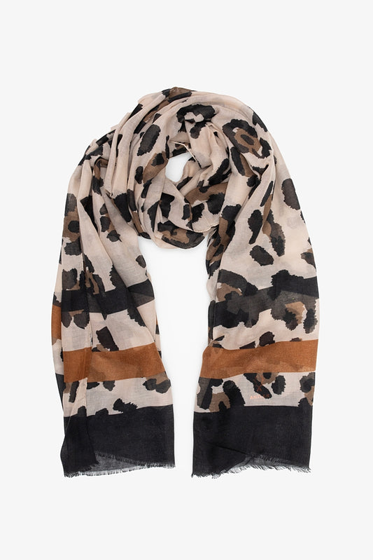 ANTLER - LEOPARD SAFARI SCARF - MULTICOLOUR