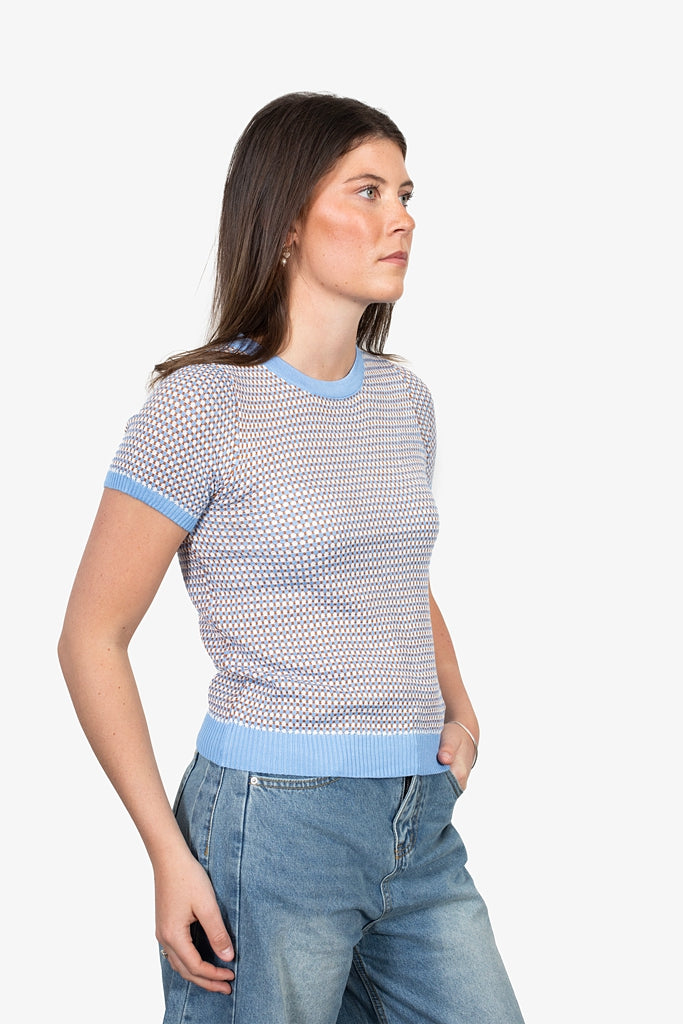 ANTLER - ASTER TOP - BLUE