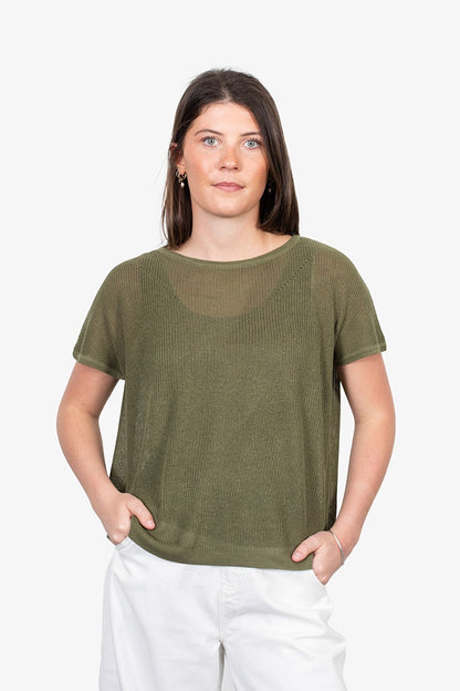 ANTLER - DRIFT TOP - KHAKI