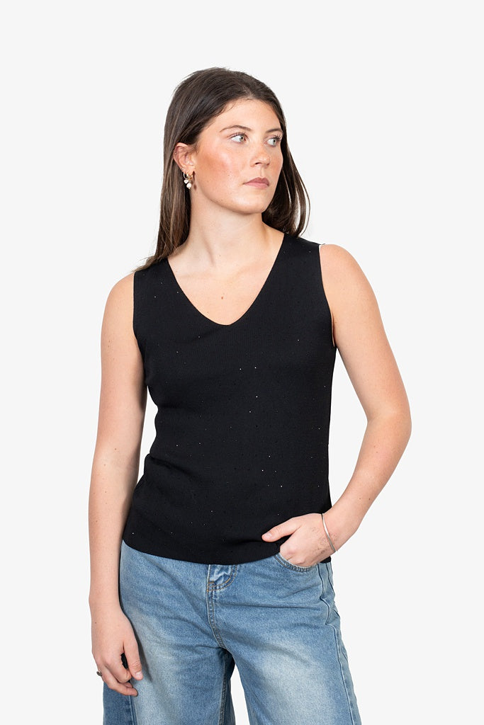 ANTLER - ICON TOP - BLACK