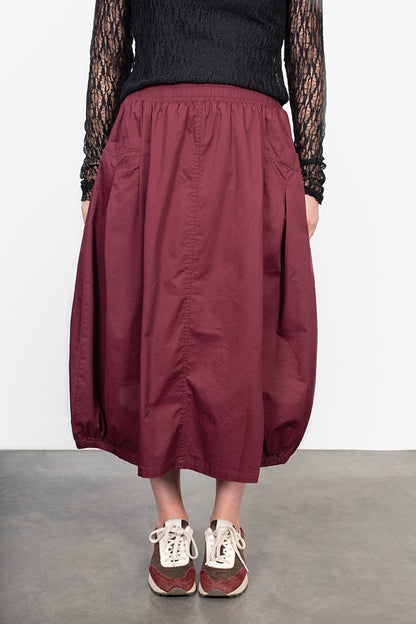 ANTLER CYRUS SKIRT - MERLOT