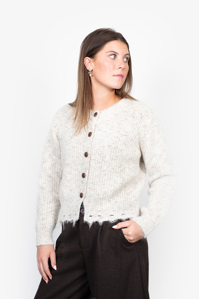 ANTLER FRANKIE CARDI - CREAM