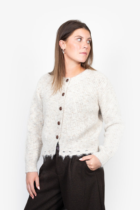 ANTLER FRANKIE CARDI - CREAM