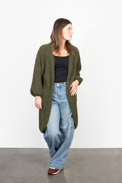 ANTLER LIVI CARDI - GREEN