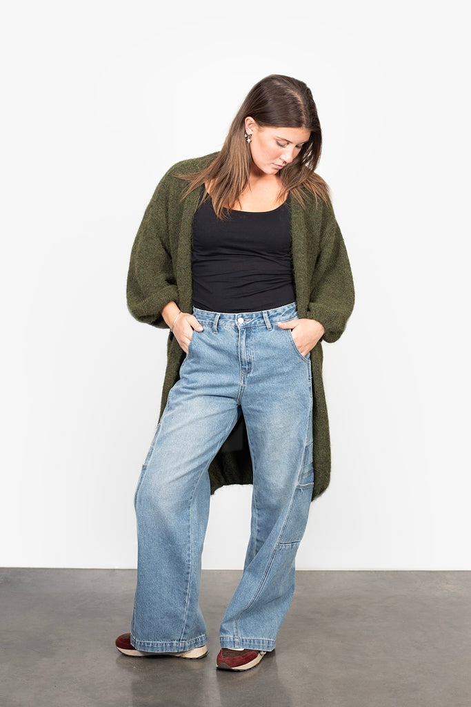 ANTLER LIVI CARDI - GREEN