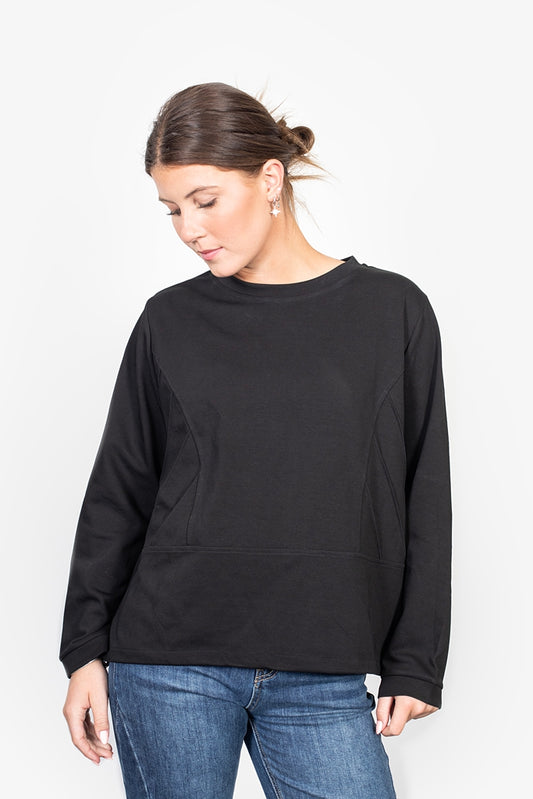 ANTLER STUDIO SWEATER - BLACK