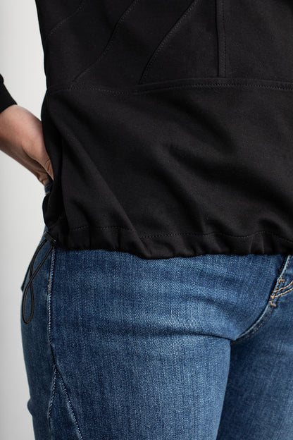 ANTLER STUDIO SWEATER - BLACK