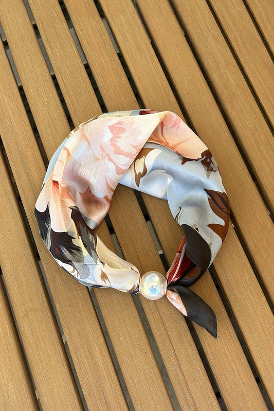 ANTLER PEARL NECK TIE - JARDIN