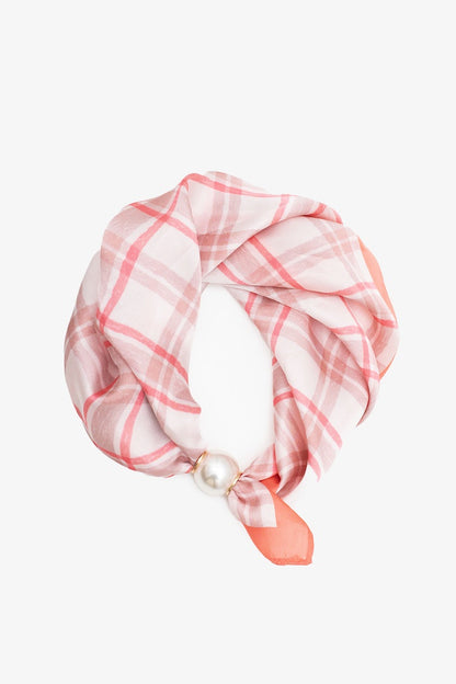 ANTLER PEARL NECK TIE - PICNIC