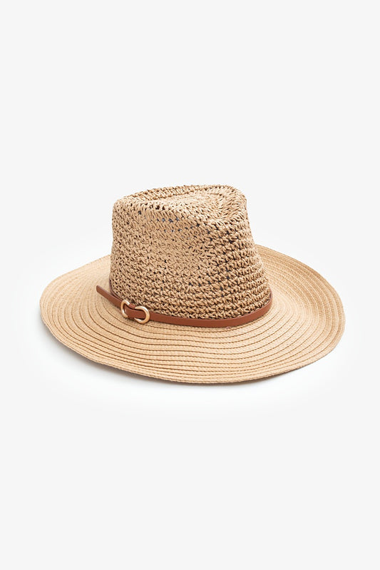ANTLER NEVADA FEDORA - CREAM BELT