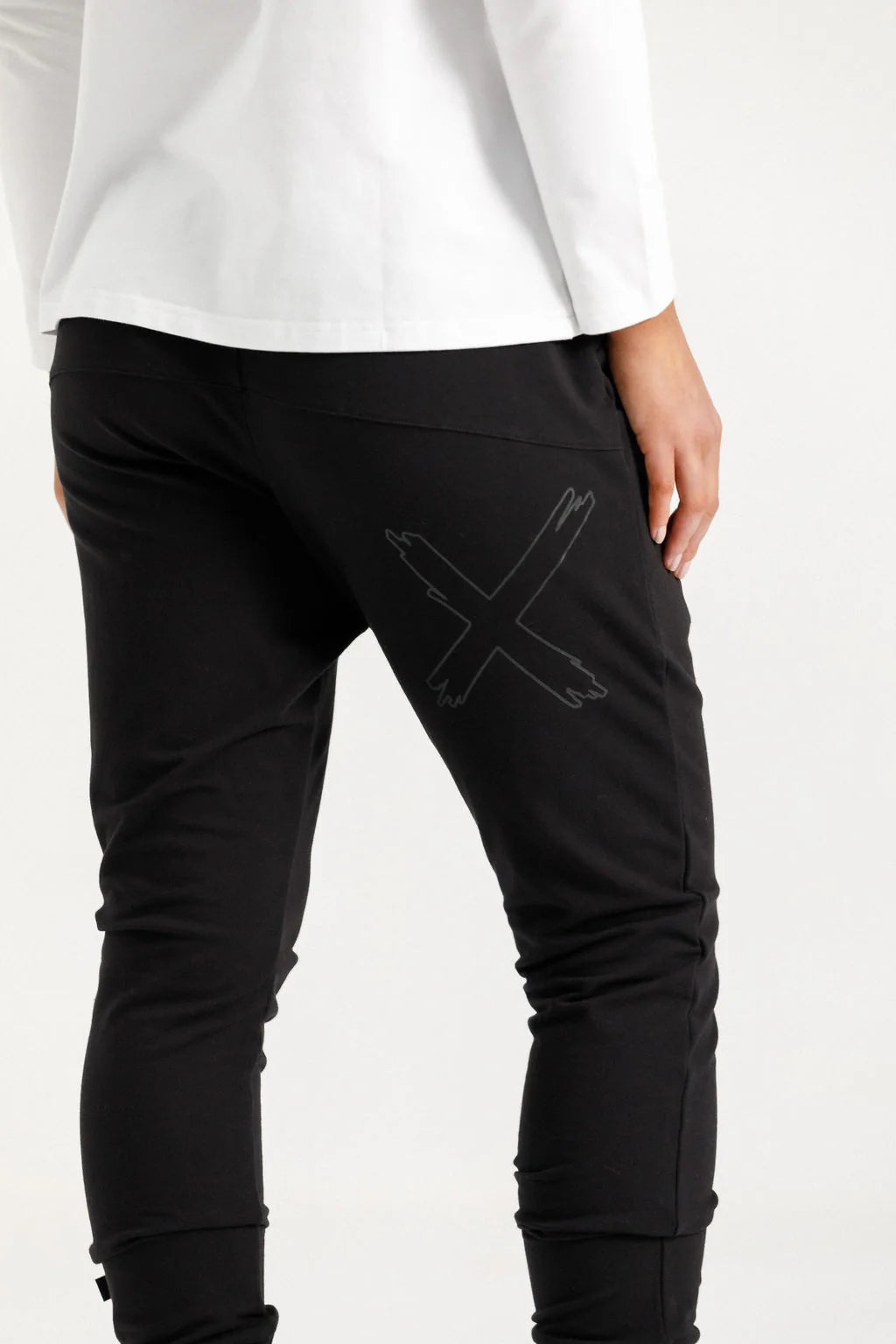 HOME-LEE APARTMENT PANTS - WINTER - BLACK/BLACK X OUTLINE