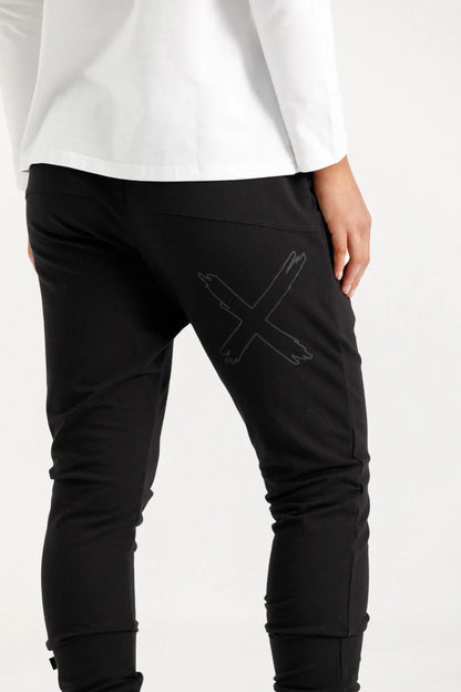 HOME-LEE APARTMENT PANTS - WINTER - BLACK/BLACK X OUTLINE