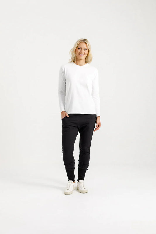 HOME-LEE APARTMENT PANTS - WINTER - BLACK/BLACK X OUTLINE