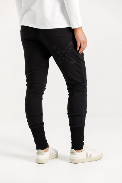HOME-LEE APARTMENT PANTS - WINTER - BLACK/BLACK X OUTLINE