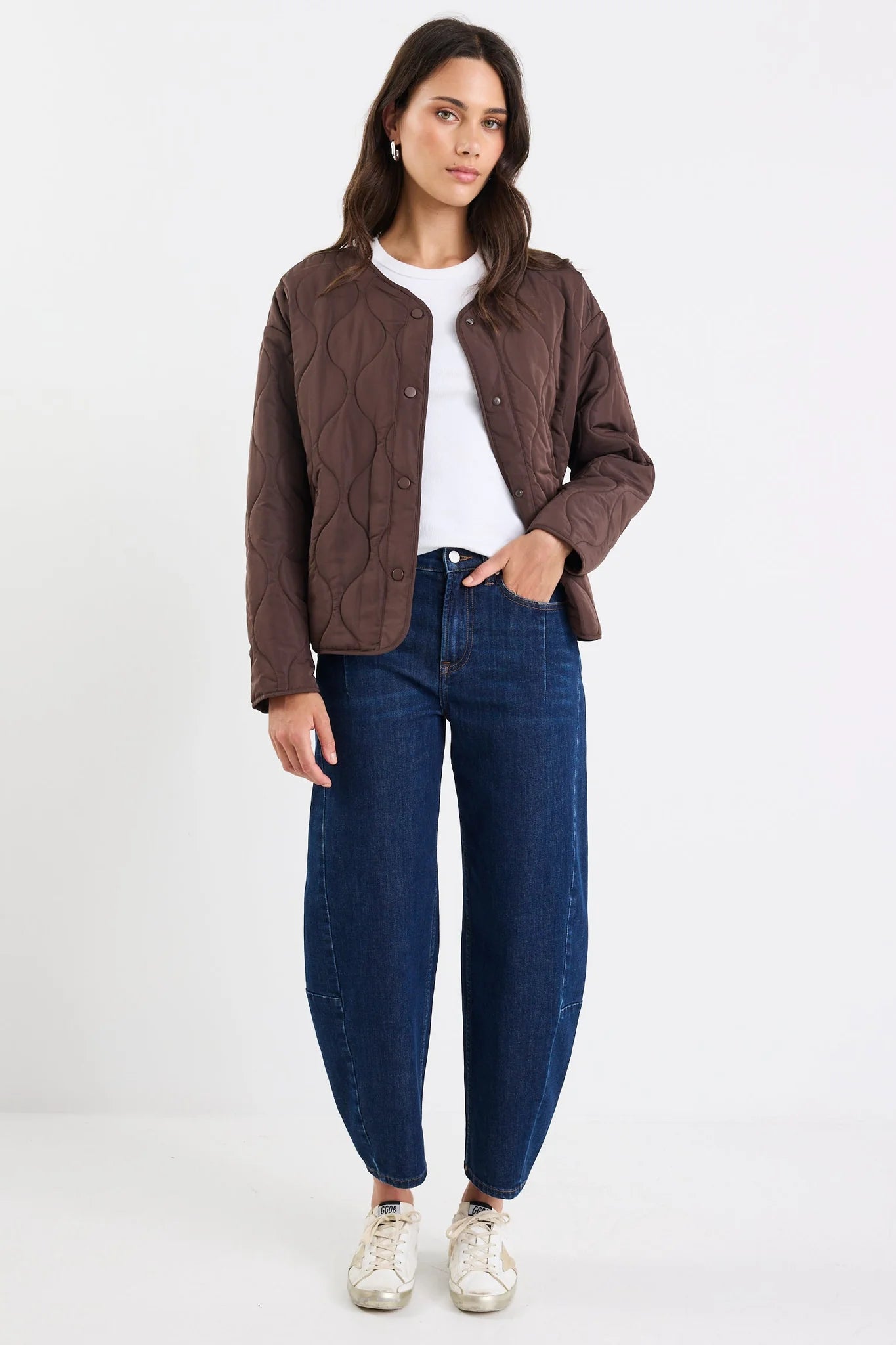 STORIES TO BE  TOLD - APEX PUFFER JACKET - CHOCOLATE