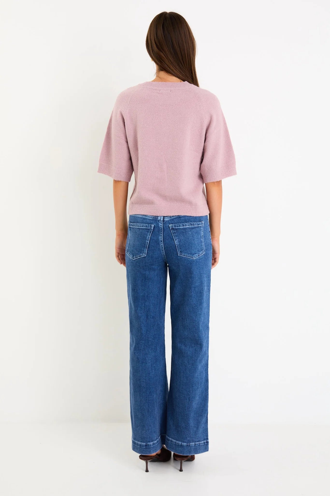 AMONG THE BRAVE - ASSEMBLE RAGLAN KNIT TEE - BLUSH